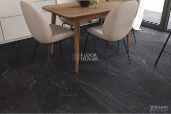 Ceramo Vinilam Stone 8 мм 91910 Неаполитанский Черный фото 2 | FLOORDEALER